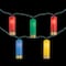 10ct. Multicolor Shotgun Shell Novelty Christmas String Lights